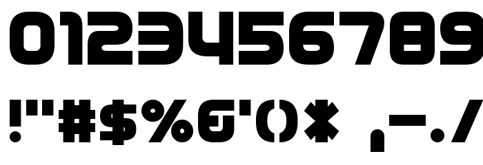 D3 Cozmism Font OTHER CHARS