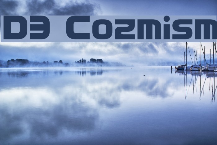 D3 Cozmism Font examples