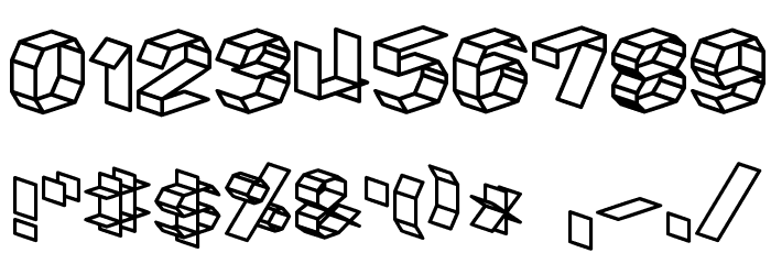 D3 Craftism Font OTHER CHARS