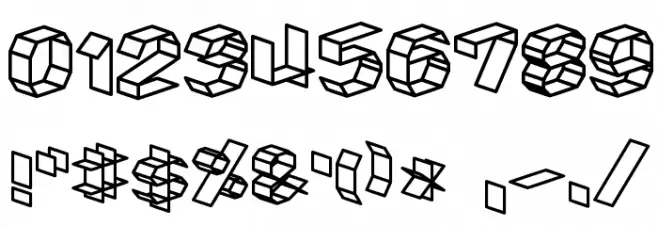 D3 Craftism Font OTHER CHARS