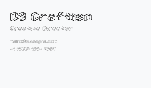D3 Craftism Business Card