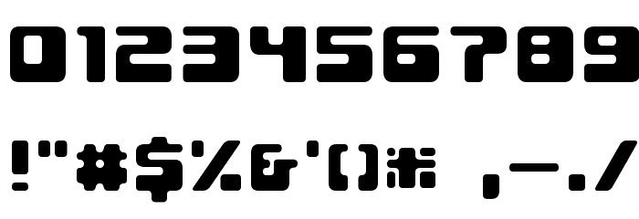 D3 Cubicism Font OTHER CHARS