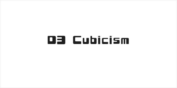 D3 Cubicism Logo