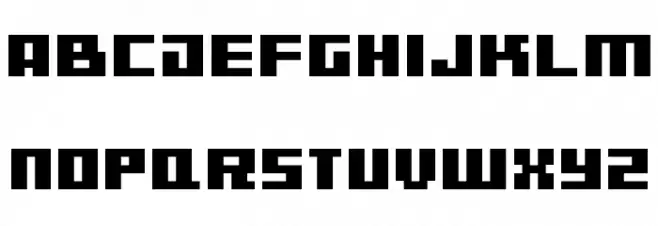 D3 CuteBitMapism TypeA フォント 大文字