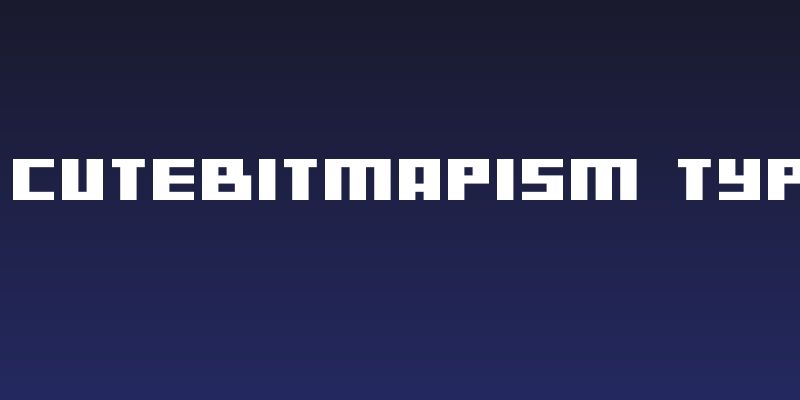 D3 CuteBitMapism TypeA Social Header