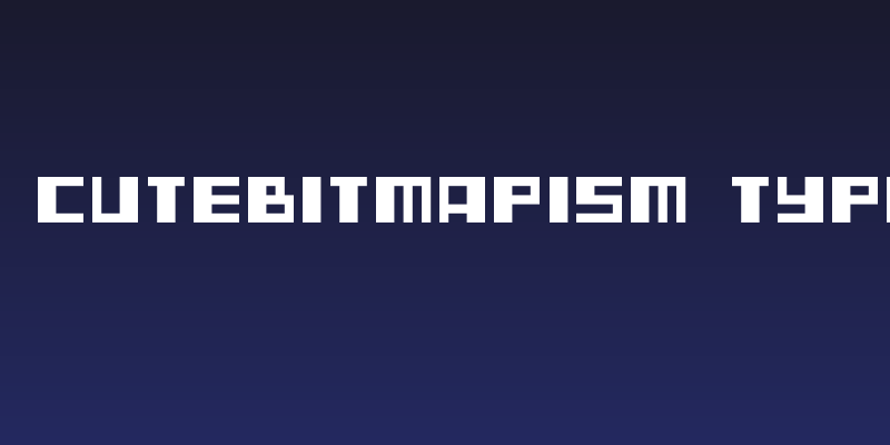 D3 CuteBitMapism TypeB Social Header