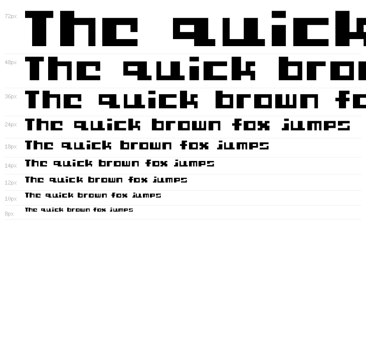 D3 CuteBitMapism TypeB Waterfall