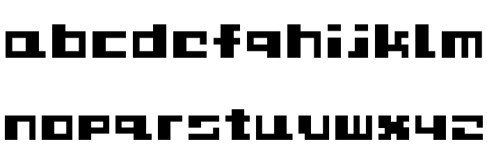 D3 CuteBitMapism TypeB Font LOWERCASE