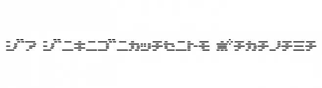 D3 DigiBitMapism Katakana  baixar fontes gratis