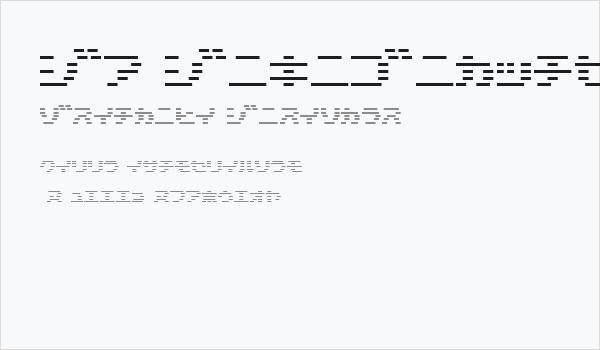 D3 DigiBitMapism Katakana Business Card