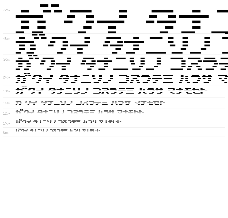 D3 DigiBitMapism Katakana Waterfall