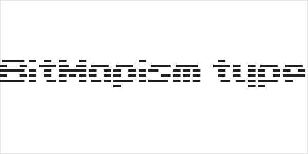 D3 DigiBitMapism type A wide Logo
