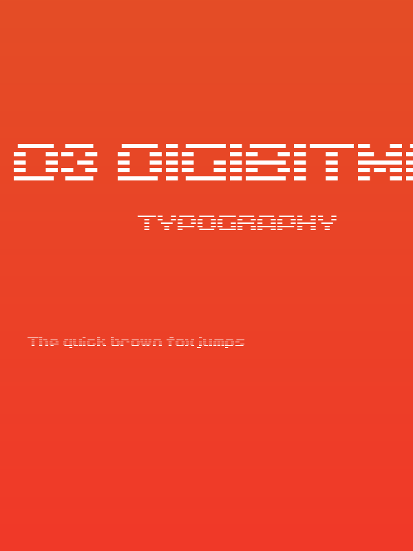 D3 DigiBitMapism type A wide Poster