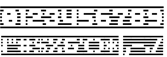 D3 DigiBitMapism type B wide Font OTHER CHARS