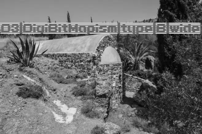 D3 DigiBitMapism type B wide Font examples
