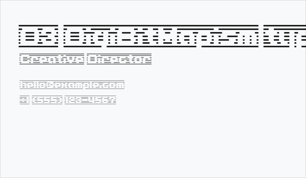 D3 DigiBitMapism type B wide Business Card