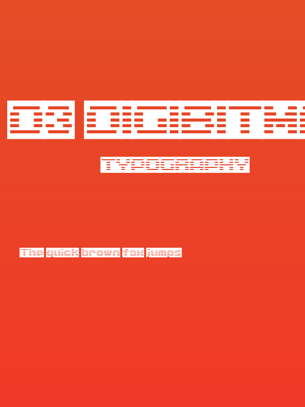 D3 DigiBitMapism type C wide Poster