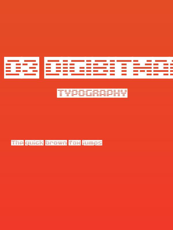 D3 DigiBitMapism type C Poster