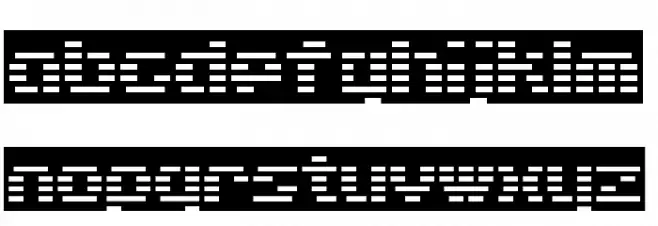 D3 DigiBitMapism type C Fuentes MINÚSCULAS