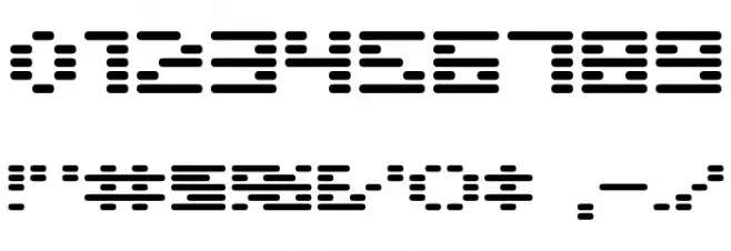 D3 Digitalism Round Font OTHER CHARS