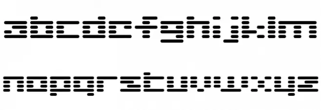 D3 Digitalism Round फ़ॉन्ट लोअरकेस