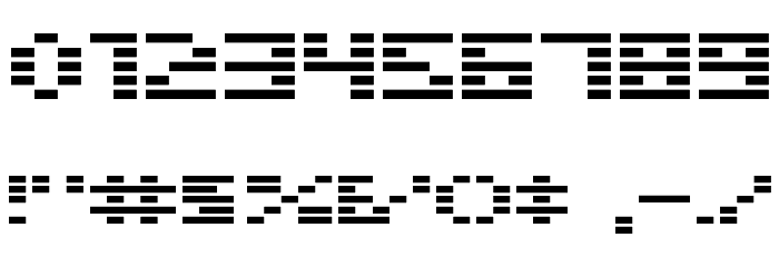 D3 Digitalism Font OTHER CHARS