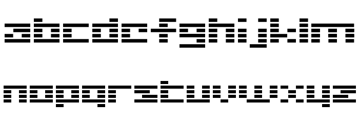 D3 Digitalism Font LOWERCASE