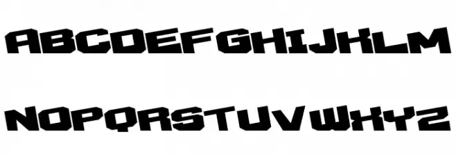 D3 Egoistism extra 字体 大写