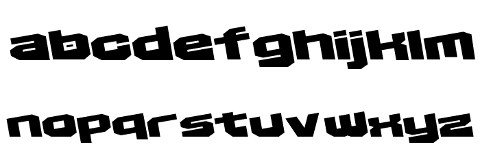D3 Egoistism extra Font LOWERCASE