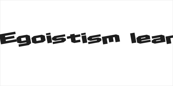 D3 Egoistism leaning Logo