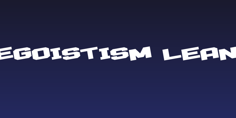 D3 Egoistism leaning Social Header