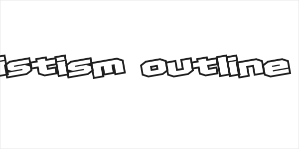 D3 Egoistism outline leaning Logo