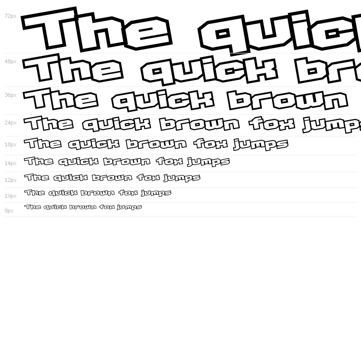 D3 Egoistism outline leaning Waterfall