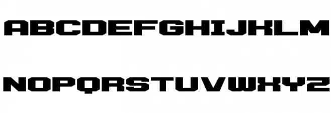 D3 Egoistism خط أحرف كبيرة