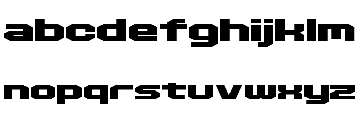 D3 Egoistism Font LOWERCASE