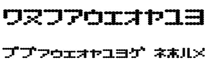 D3 Electronism Katakana Font OTHER CHARS