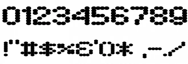 D3 Electronism Font OTHER CHARS