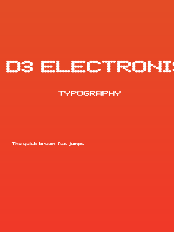 D3 Electronism Poster