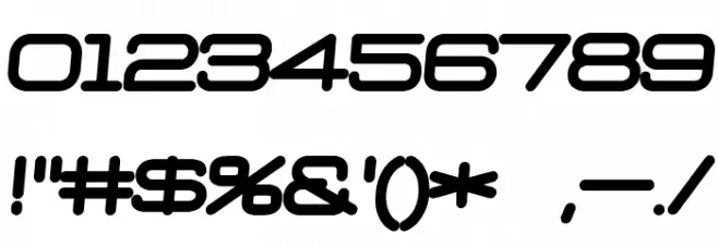 D3 Euronism Bold italic Font OTHER CHARS