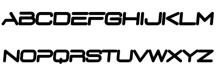 D3 Euronism Bold italic Font LOWERCASE