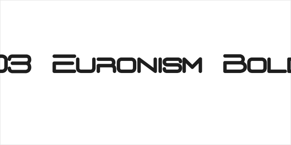 D3 Euronism Bold Logo