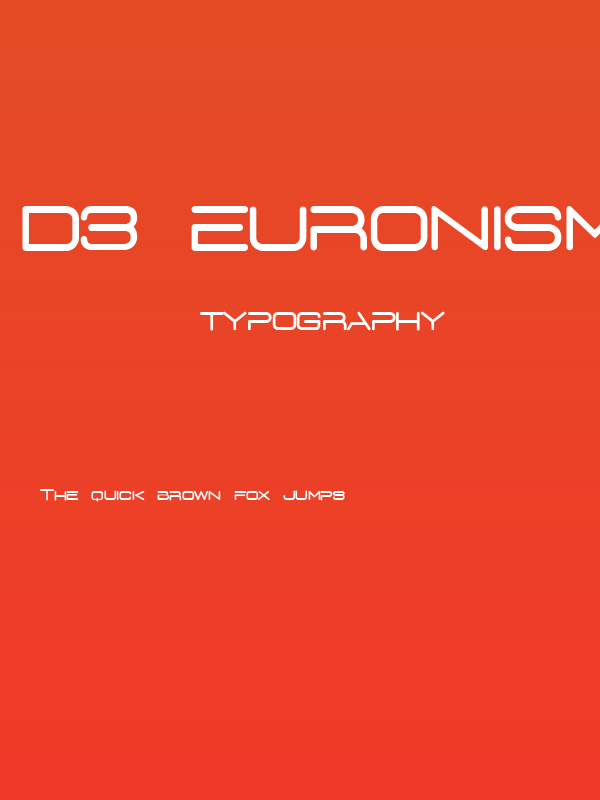 D3 Euronism Poster