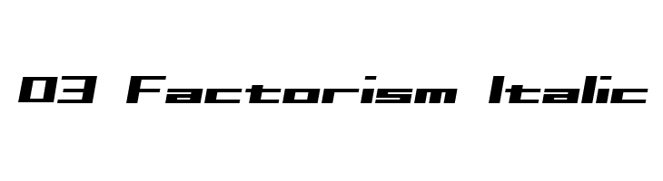 D3 Factorism Italic  नि: शुल्क फ़ॉन्ट्स डाउनलोड