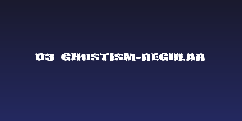 D3 Ghostism-Regular Social Header