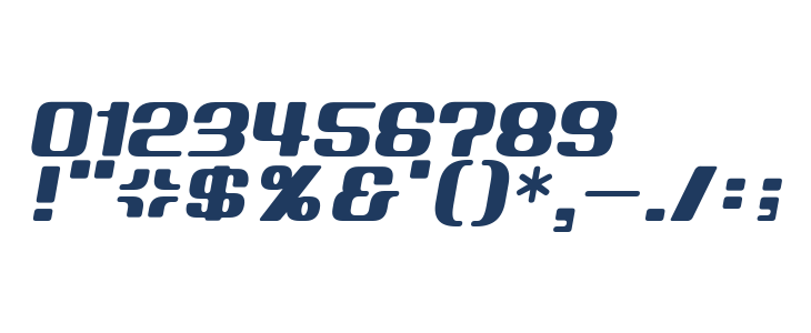 D3 Globalism italic Other Characters