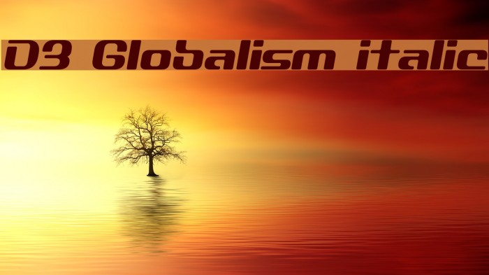 D3 Globalism italic Example 3