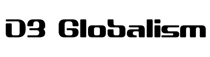 D3 Globalism  baixar fontes gratis