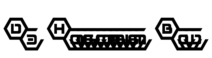 D3 Honeycombism Bold  Frei Schriftart Herunterladen