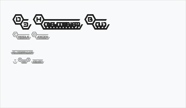 D3 Honeycombism Bold Business Card