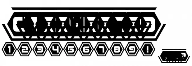 D3 Honeycombism Sorround Font OTHER CHARS